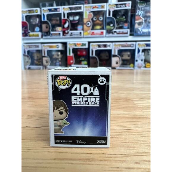 BITTY Luke w/ Yoda Funko Pop #363 Star Wars Empire Strikes Back Movies V Episode - Picture 3 of 6